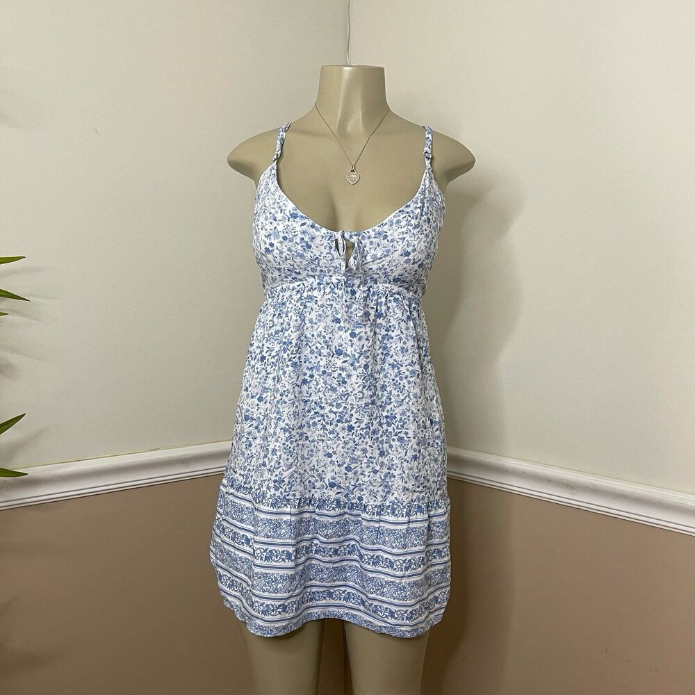 Hollister Women’s Floral Babydoll Mini Dress